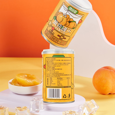 味品堂黄桃罐头儿童即食方便