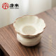 Tangfeng Ru kiln flower petal sunflower mouth drain ຊາສາມາດວາງໄດ້ຢ່າງງ່າຍດາຍ