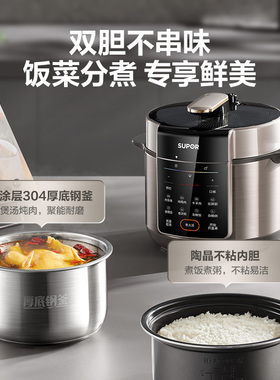 苏泊尔电压力锅双胆健康炖煮