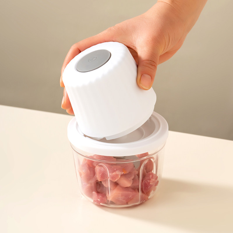 onlycook无线电动蒜泥器蒜蓉神器辅食打蒜搅蒜器绞肉机小型料理机