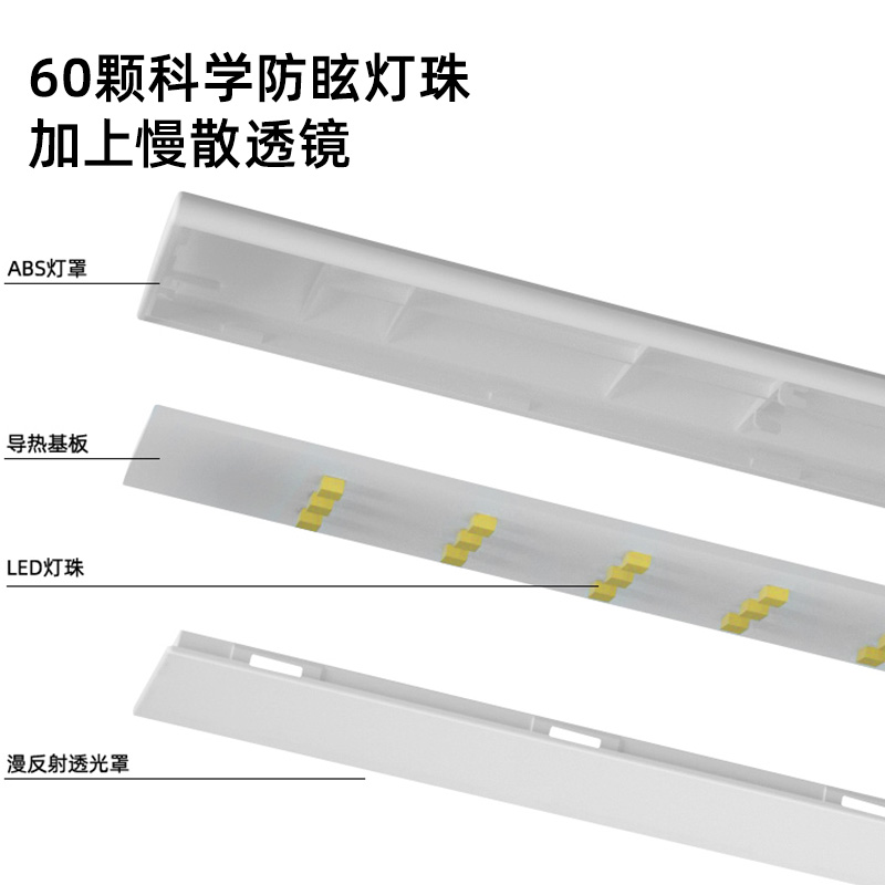 美的LED台灯学习学生专用阅读灯家用卧室书桌床头灯可折叠宿舍 - 图3