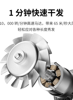 米家高速水离子吹风机负离子恒温