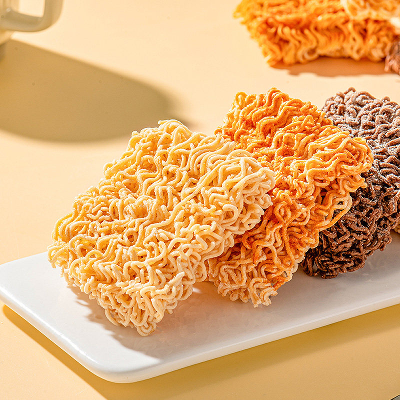 米多奇掌心脆干脆面蟹黄干吃方便面整箱小零食休闲食品小吃解馋