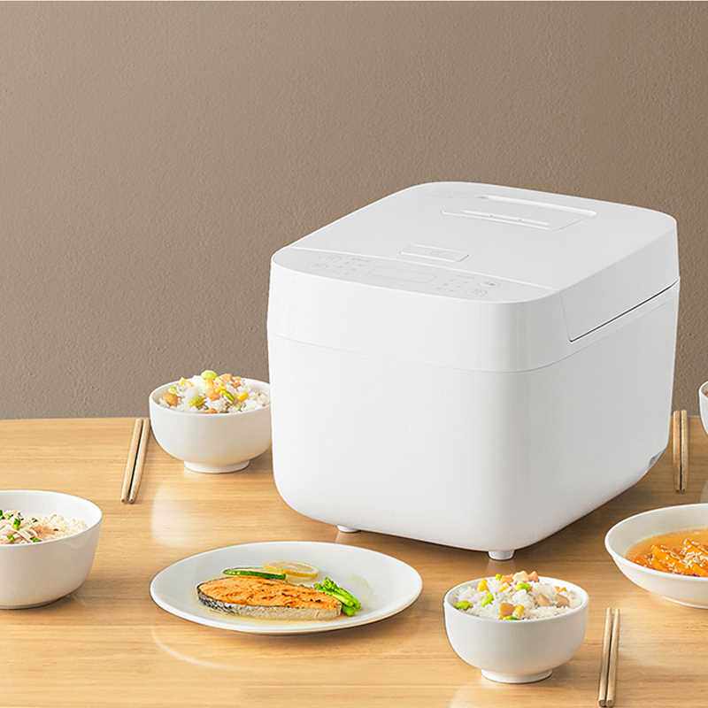 米家电饭煲C1白色3L多功能煮饭锅电饭锅6档定时选择【下拉优惠