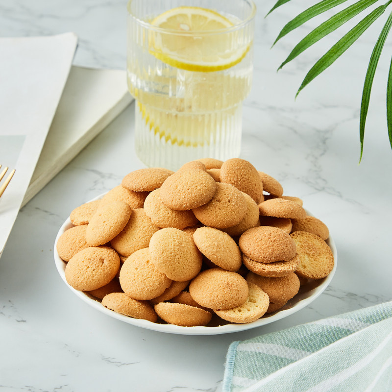 新味觉诱惑韩国进口鸡蛋饼干怀旧零食原味香蕉牛奶酥脆蛋圆饼干,淘宝优惠券,粉丝福利购,淘宝优惠卷