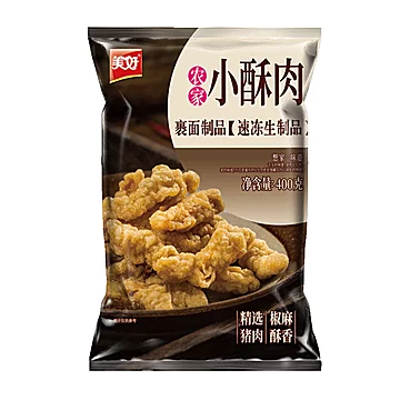 【猫超】美好农家猪肉小酥肉400g*3件