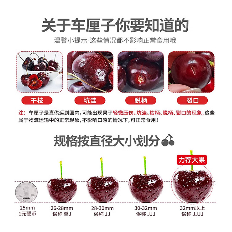 智利进口车厘子新鲜水果礼盒应当季大樱桃345J整箱现货立发斤,淘宝优惠券,粉丝福利购,淘宝优惠卷