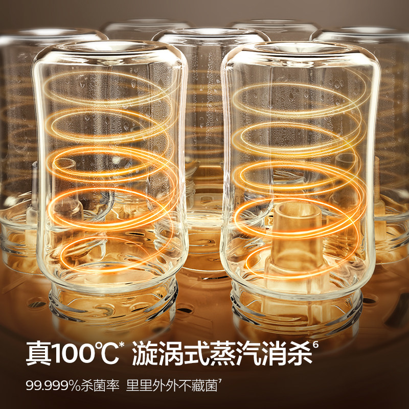 飞利浦新安怡奶瓶蒸汽消毒器带烘干专用二合一消毒柜婴儿消毒锅,淘宝优惠券,粉丝福利购,淘宝优惠卷