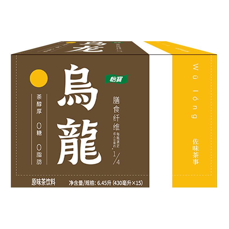 怡宝茶饮料乌龙茶430ml*15支/箱