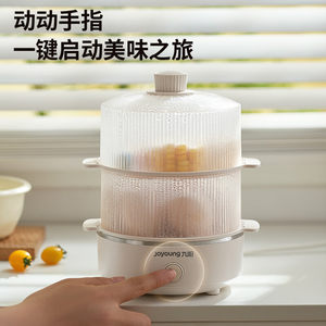 九阳煮蛋器蒸蛋器多功能双层家用小型电蒸锅鸡蛋羹早餐机烹饪机