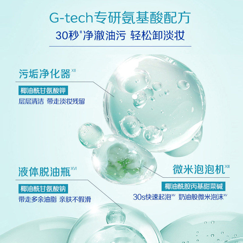 妮维雅氨基酸洁面乳净澈控油深层清洁密集多重防晒乳spf50+