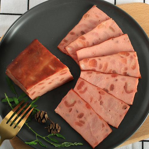 金锣火腿肠无淀粉小魔方火腿即食午餐肉熟食配螺蛳粉方便面 - 图2