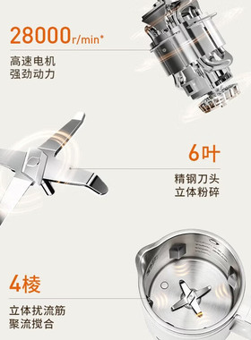 九阳一人破壁机干豆直打好收纳
