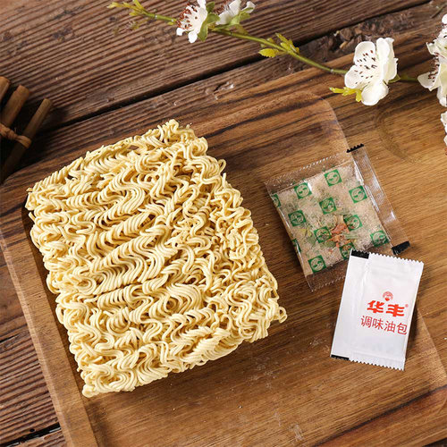 华丰三鲜伊面方便面速食干脆面拌面休闲泡面量贩排骨口味 - 图2