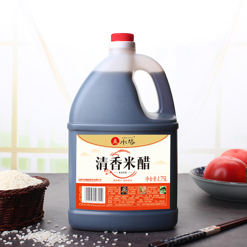 水塔陈醋老陈醋山西醋陈醋清香米醋1.75L家用醋凉拌饺子蟹醋-图0