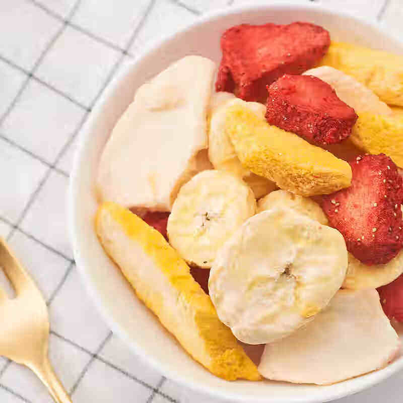 来伊份综合水果干25g*10袋芒果苹果香蕉草莓混合冻干果干休闲零食,淘宝优惠券,粉丝福利购,淘宝优惠卷