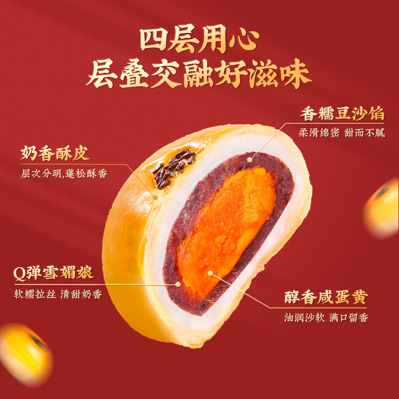 【端午礼盒】三只松鼠蛋黄酥300g*2