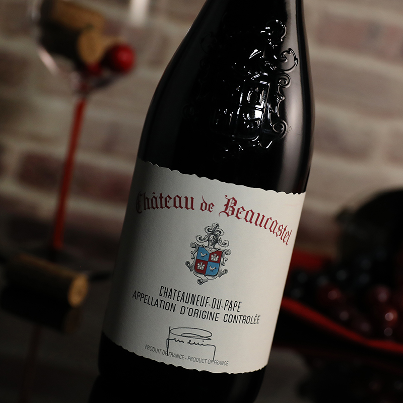 博卡斯特尔酒庄园红酒法国教皇新堡干红葡萄酒原瓶进口Beaucastel-图1