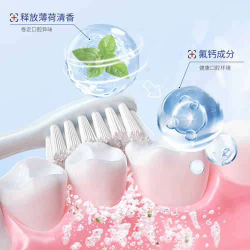 guardhalo含氟防龋齿牙膏165g日本原装进口减少牙菌斑口气清新 - 图3