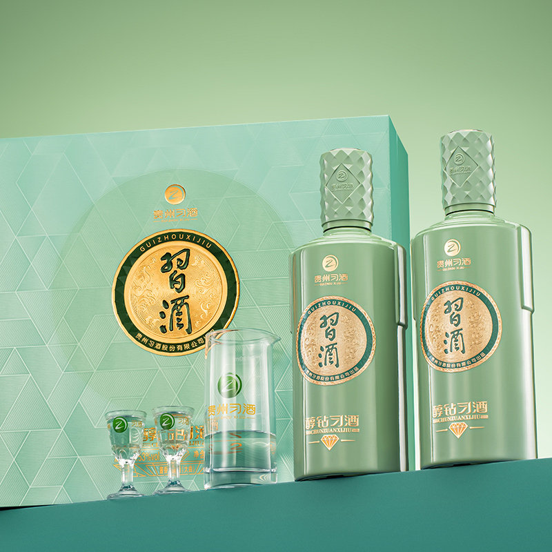 贵州习酒 醇钻习酒53度500ml*2*3 礼盒整箱装 酱香型白酒,淘宝优惠券,粉丝福利购,淘宝优惠卷