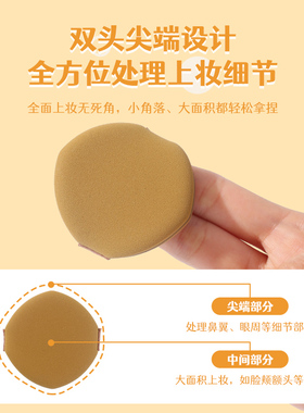 妖制干湿两用气孔细密粉扑10枚