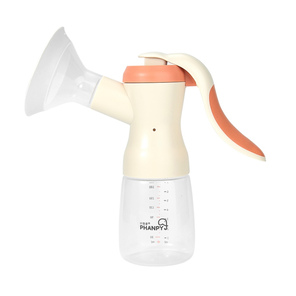 天猫超市小雅象吸奶器手动吸力大无痛吸乳便携式集奶器 2档吸力可调节正品0