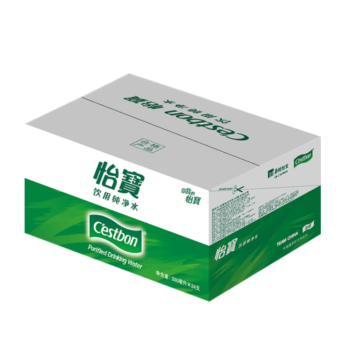 怡宝饮用水纯净水非矿泉水350ml*24瓶箱整箱装瓶装一箱