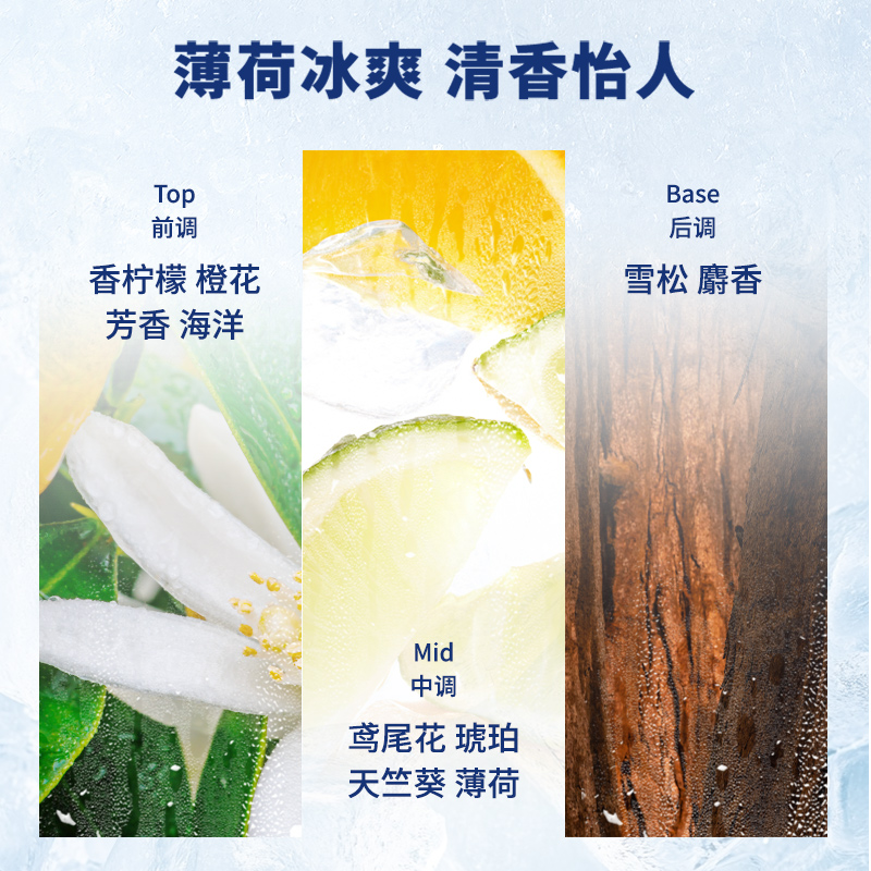 威露士五度清凉沐浴露80ml沐浴乳液留香冰凉劲爽男女喜爱
