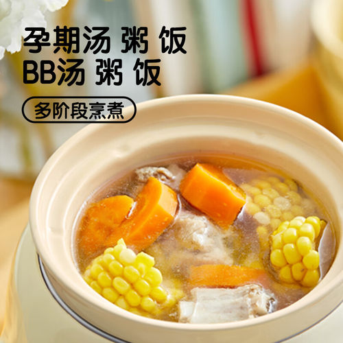 小熊宝宝辅食锅婴儿专用电炖锅bb煲电饭煲儿童煮粥锅小炖锅炖盅 - 图1