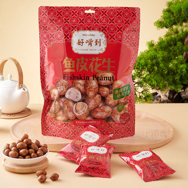 Good mouth to fish skin peanut non-fried nuts 240g