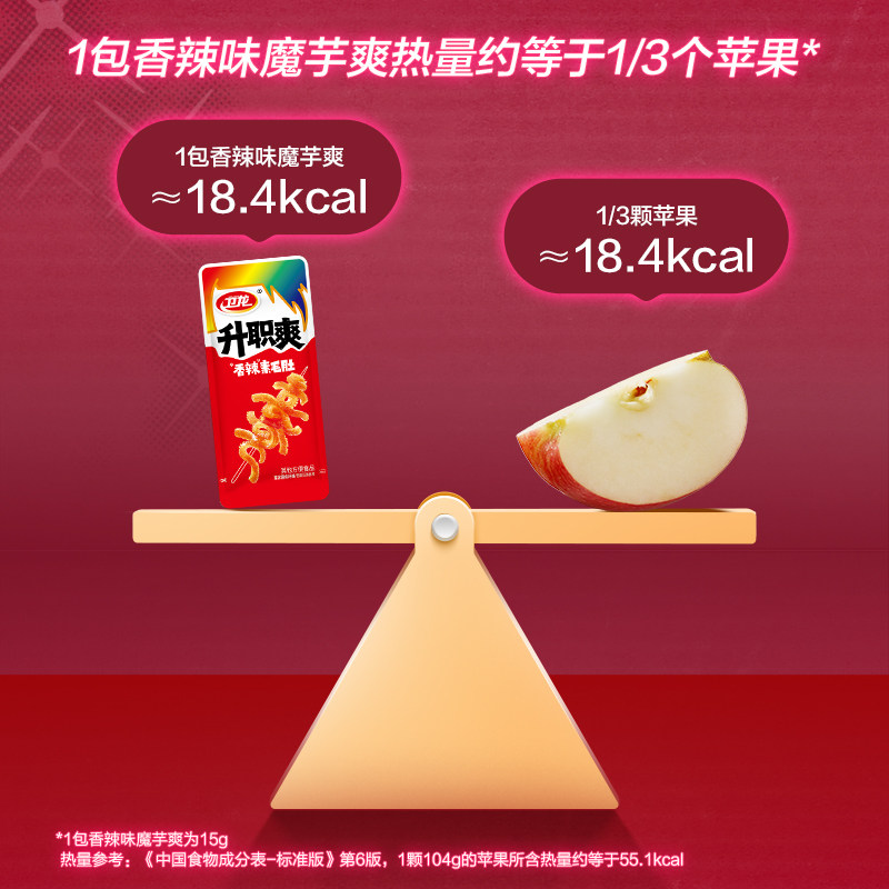 卫龙魔芋爽香辣味盒装杀马特版新品追剧解馋脆爽低脂零食