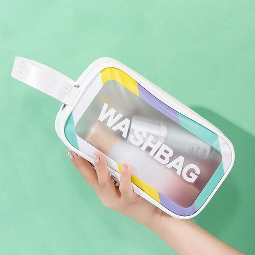 包邮千屿化妆包便携旅行大容量加厚收纳袋防水洗漱包手提洗浴包 - 图0