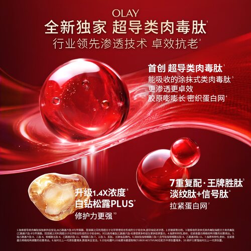 【详情领淘金币更优惠】Olay玉兰油超红瓶面霜保湿紧致抗皱提拉 - 图0