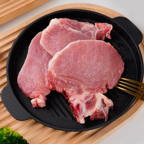 顺丰上门金锣沂蒙黑猪大排片带骨猪大排烧烤烤肉食材猪肉500g/ - 图2
