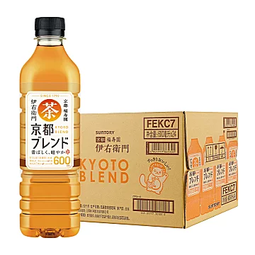 三得利伊右卫门京都复合茶饮料600ml*24瓶