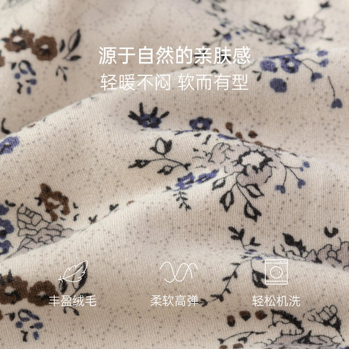 babylove女宝宝连体衣春秋棉莫微绒北欧风爬服婴幼儿复古文艺哈衣 - 图2