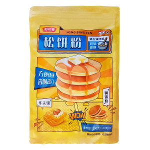 舒可曼松饼粉华夫饼粉鸡蛋仔烘焙预拌粉4步搞定早餐速食玉米淀粉