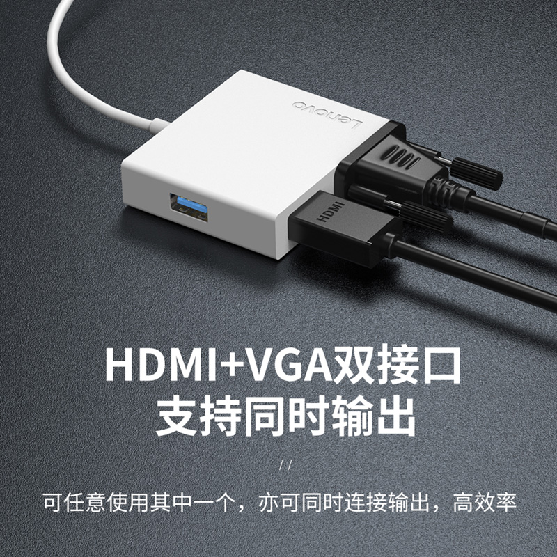 Lenovo type-c docking station USB splitter HDMI