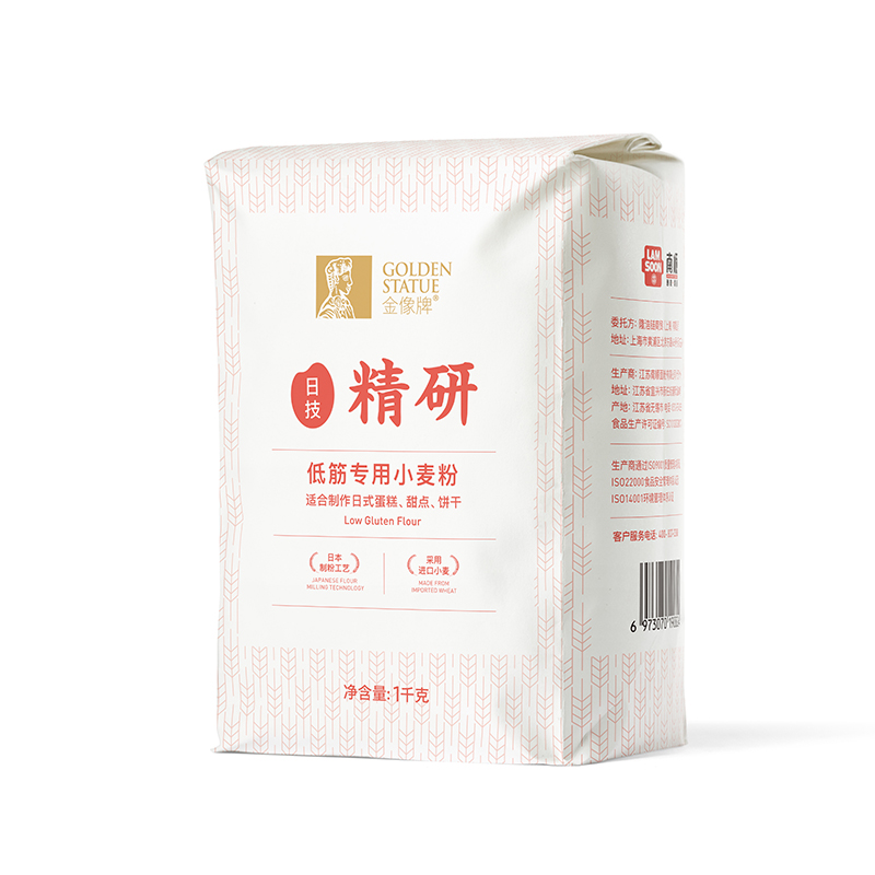 金像牌日式低筋专用小麦粉1000g*1糕点甜点饼干烘焙原料月饼用粉 - 图0