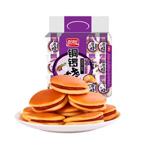 盼盼铜锣烧香芋味营养早餐面包口袋小面包休闲零食品小吃240g*1袋