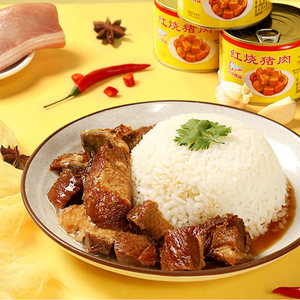 古龙厦门肉罐头红烧猪肉罐头390g*1下饭菜涮火锅午餐肉厦门特产