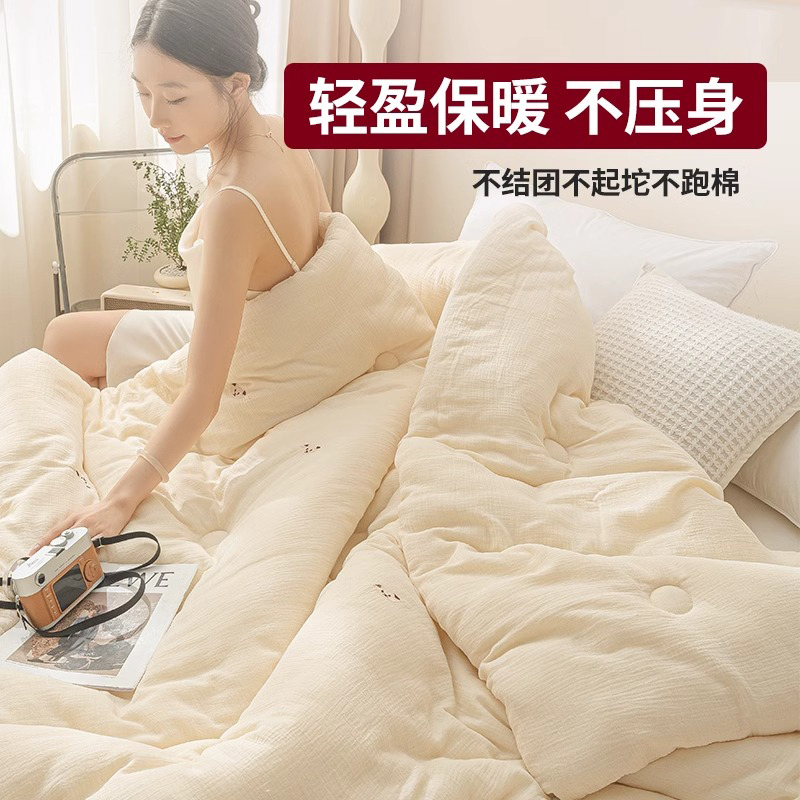 MUJI autumn and winter soy fiber quilt winter quilt