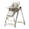 Jingqi baby dining chair foldable and lie flat with one button brake