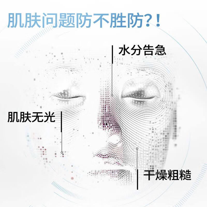 润百颜玻尿酸水光亮透面膜28g*5片*2盒补水保湿烟酰胺修护提亮