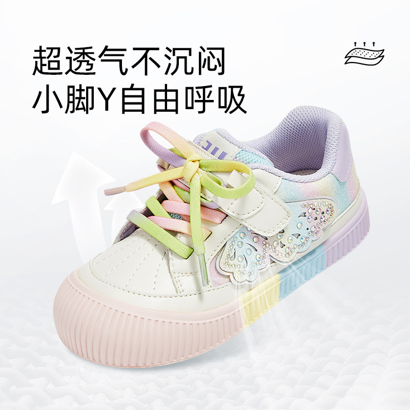 泰兰尼斯幼儿园室内鞋春季童鞋包头防踢板鞋女童透气鞋子