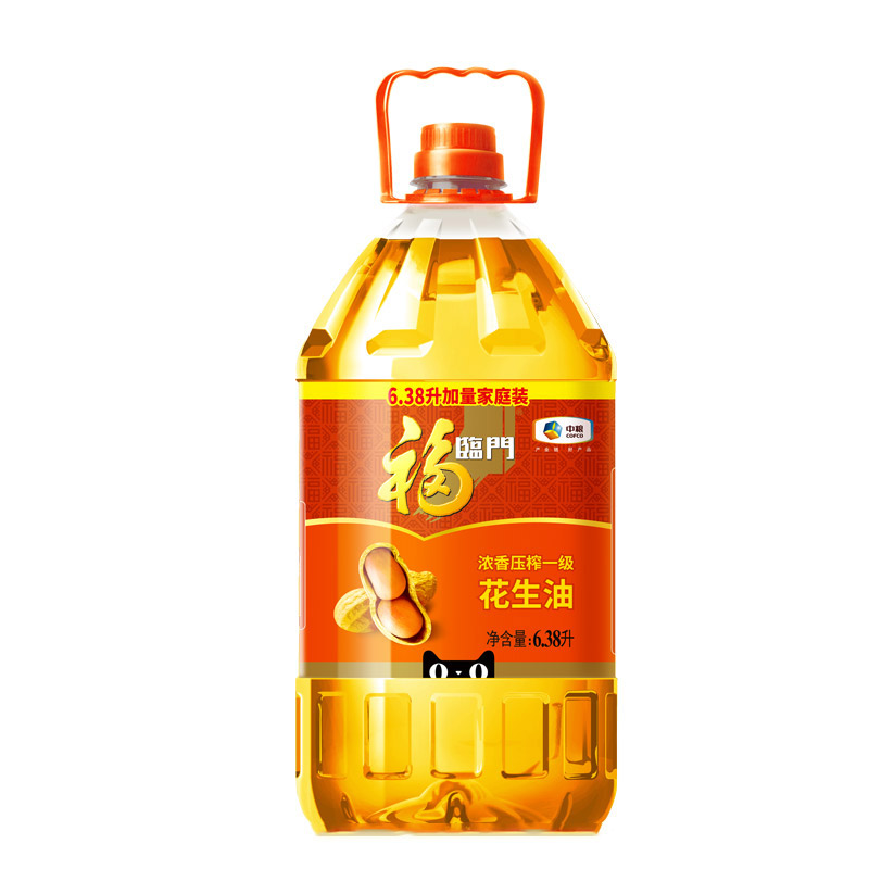 【蜂狂618】福临门浓香压榨一级花生油6.38L/桶食用油 中粮出品 - 图3