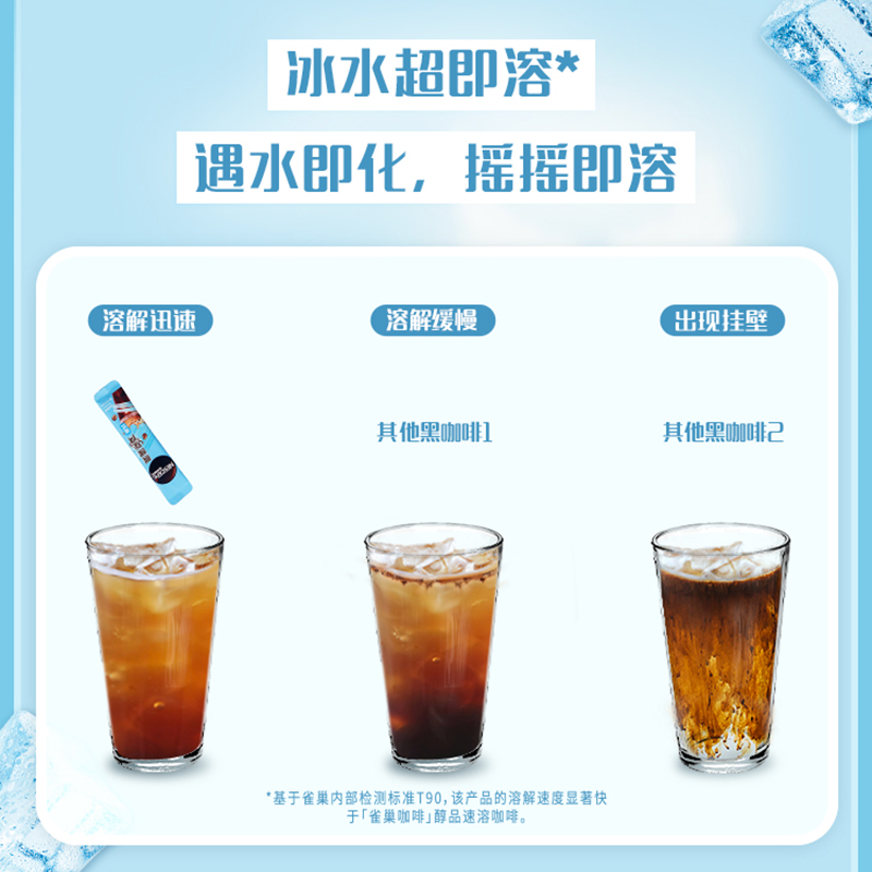 雀巢咖啡速溶旋风美式闪溶咖啡30条+6条超即溶黑咖啡办公提神