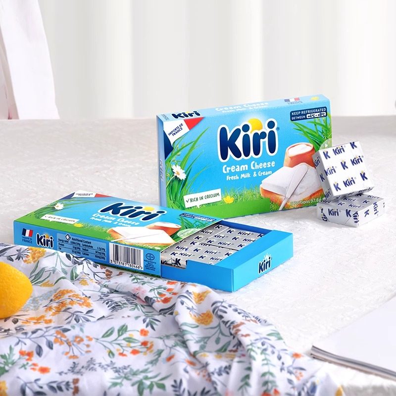 Kiri凯芮进口涂抹型原味奶油芝士再制奶酪97.8g*2早餐烘焙助手,淘宝优惠券,粉丝福利购,淘宝优惠卷