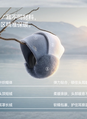 蕉下26秋冬护耳帽防风防寒