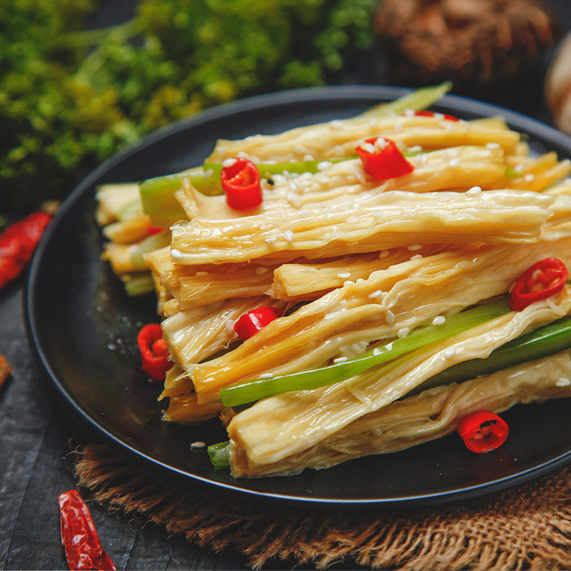 古松豆制品黄豆腐竹手工豆腐皮易泡发火锅凉拌素食食材250*2袋,淘宝优惠券,粉丝福利购,淘宝优惠卷